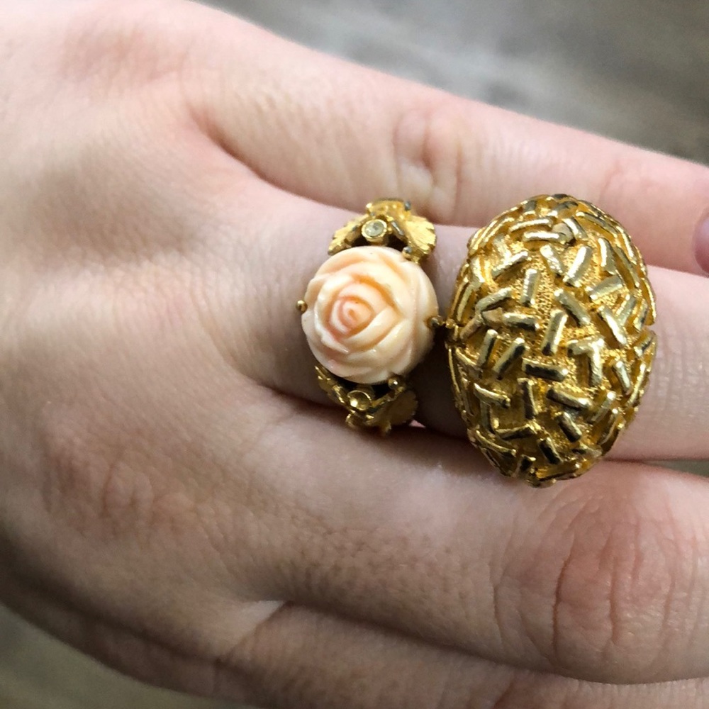 Vintage Statement Ring Bundle - image 1